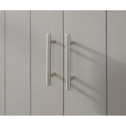 Kendal Tall Wardrobe Grey 2 Doors 1 Drawer
