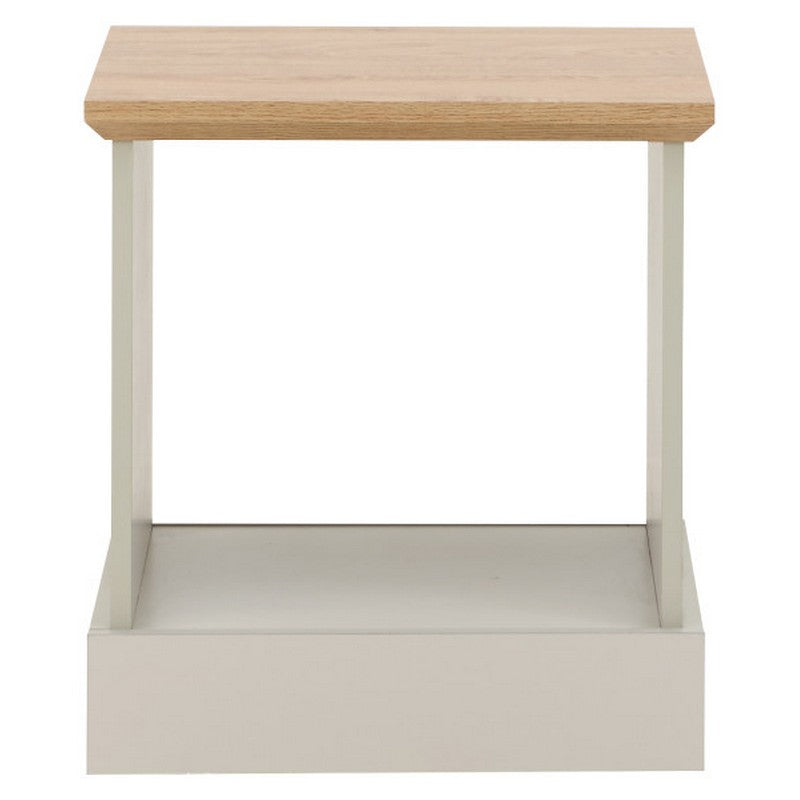 Kendal Side Table Grey 1 Shelf
