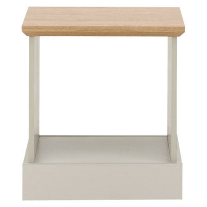 Kendal Side Table Grey 1 Shelf