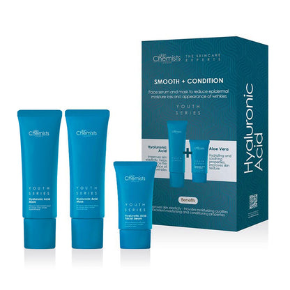 Hyaluronic Acid Smooth & Condition Kit + Free Hyaluronic Acid Mask 50ml