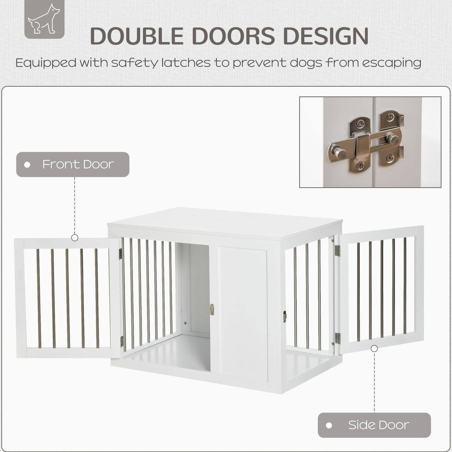 PawHut Furniture Style Dog Crate