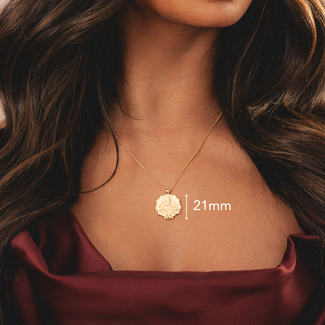 Goddess Kali Necklace (Gold)