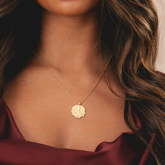 Goddess Kali Necklace (Gold)