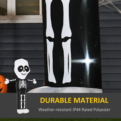 3m Halloween Inflatable Skeleton Ghost Decoration Lighted for Indoor Outdoor