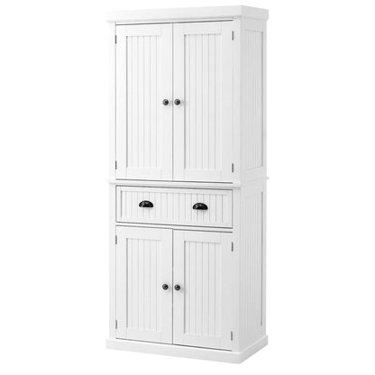 Traditional Kitchen Cupboard Freestanding Storage Cabinet with Drawer