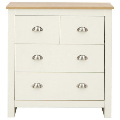 Lancaster Chest of Drawers Cream 4 Drawers