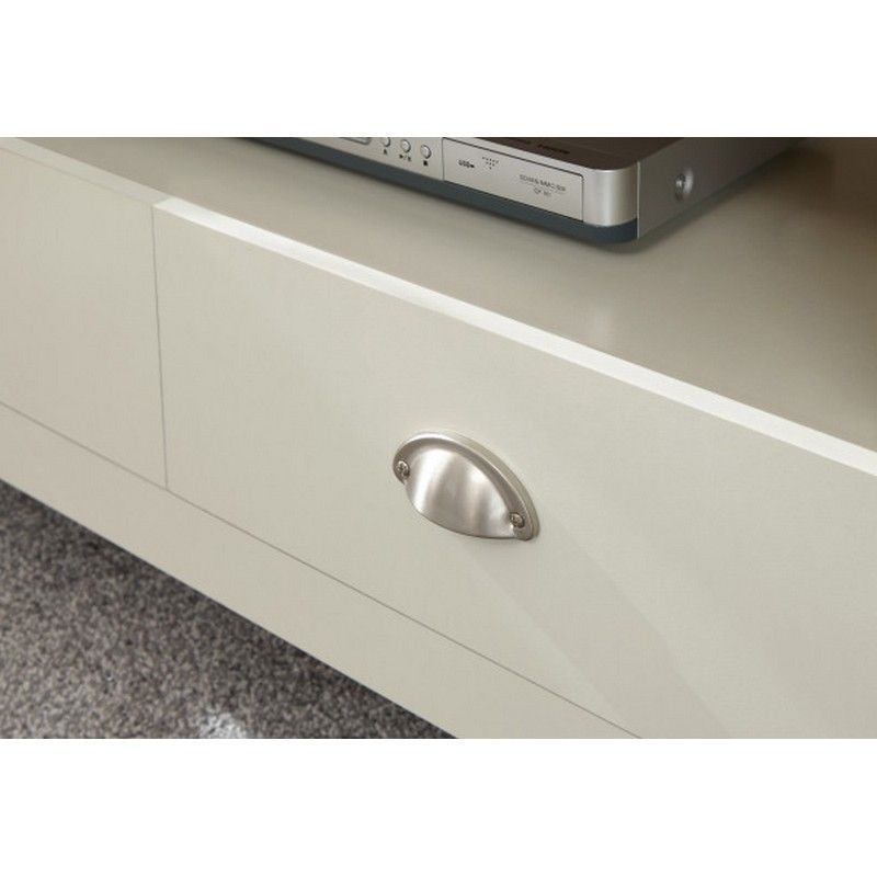 Lancaster Corner TV unit Cream 1 Shelf 2 Drawers
