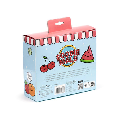 Foodiemals Lunch Box And Water Bottle Set