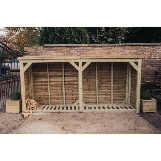 Broadway Garden Log Store by Churnet Valley - LS6X12