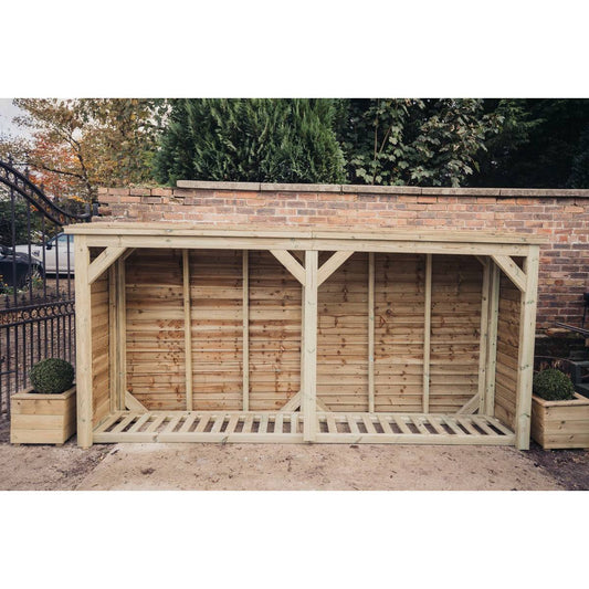 Broadway Garden Log Store by Churnet Valley - LS6X12
