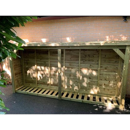 Broadway Garden Log Store by Churnet Valley - LS6X12