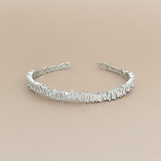 Chloe Silver Diamante Bracelet