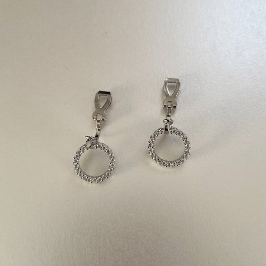 Mayaserena Diamante Clip On Earrings