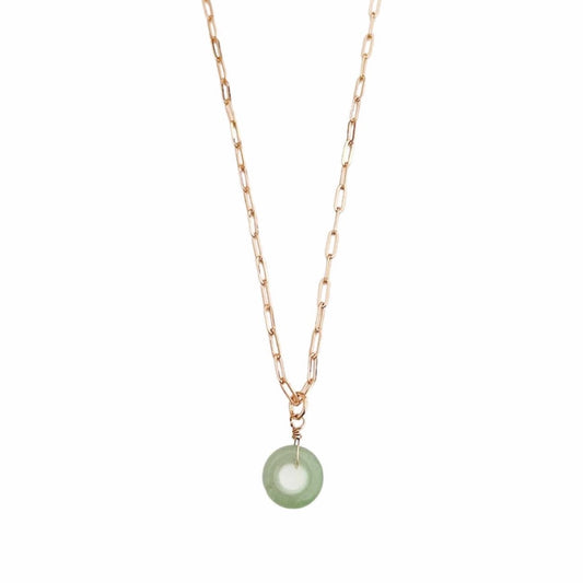 Linia Aventurine Ring Necklace
