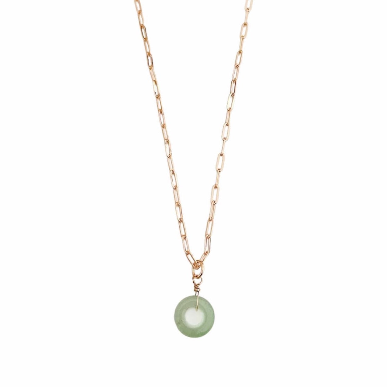 Linia Aventurine Ring Necklace