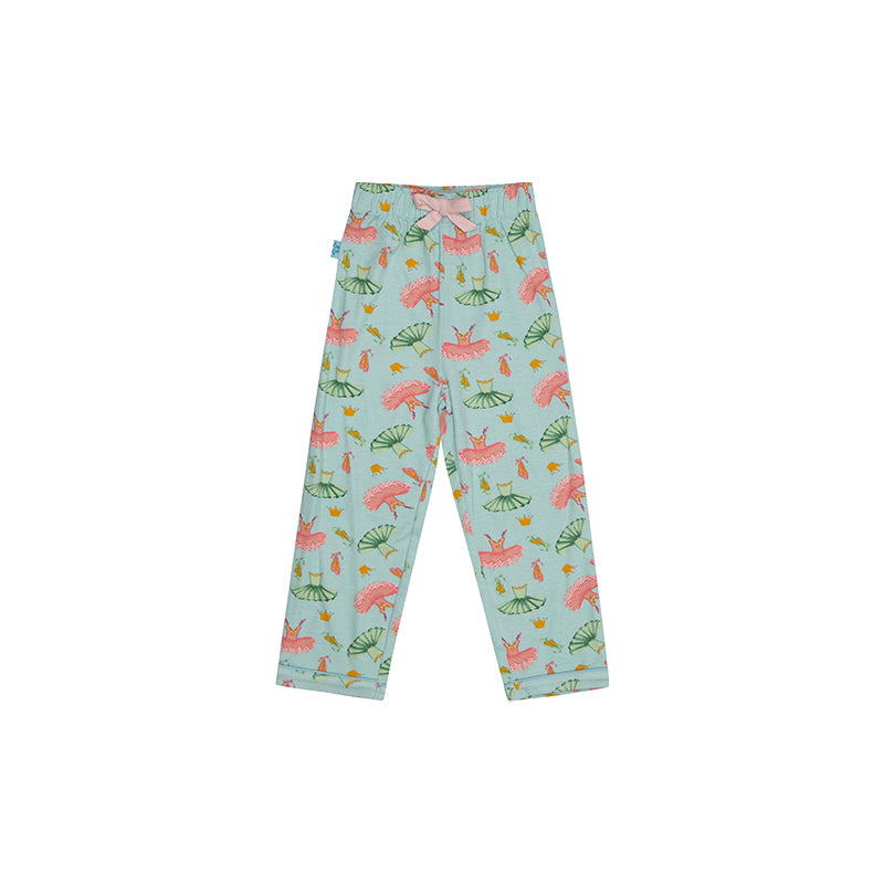 Girls button up pyjamas - ballet print
