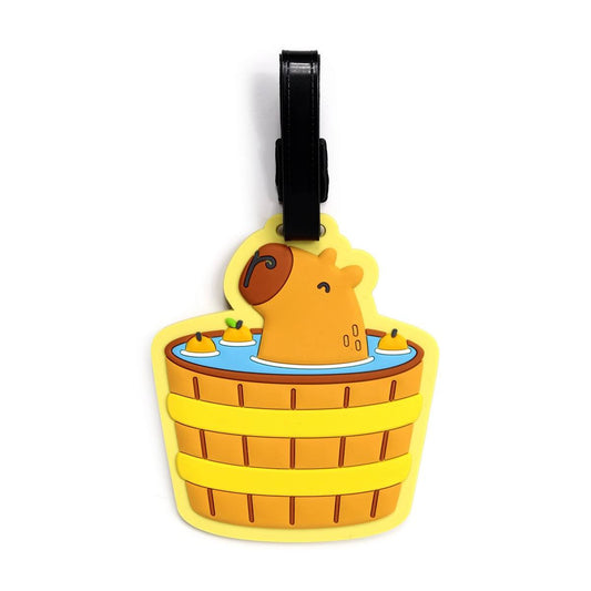 Capybara PVC Luggage Tag