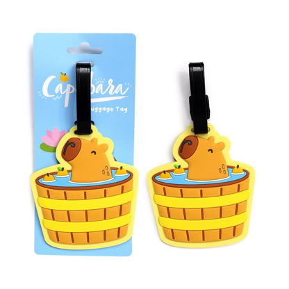 Capybara PVC Luggage Tag