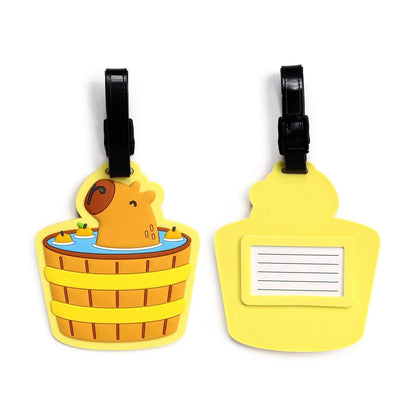 Capybara PVC Luggage Tag