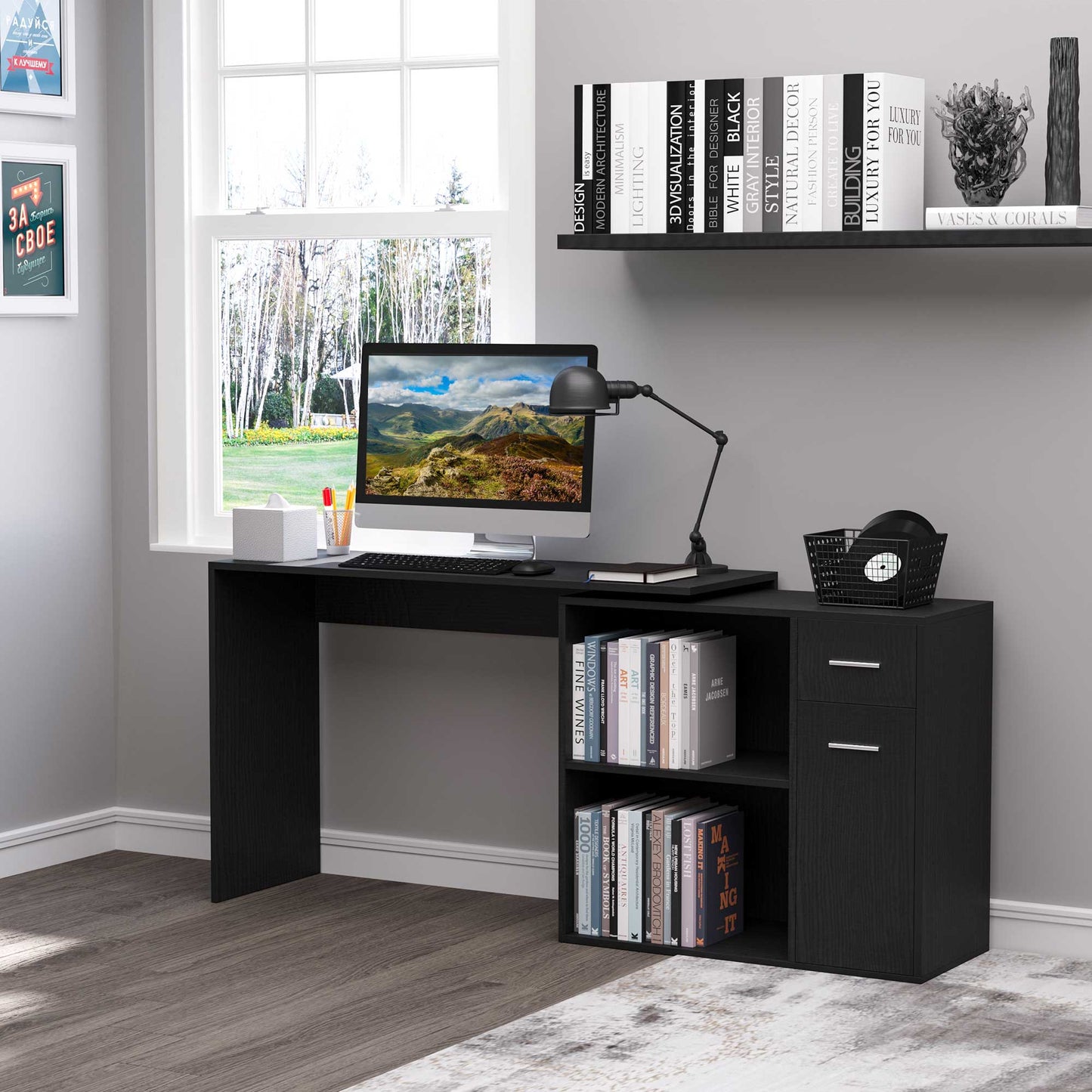 L-Shaped Desk Computer Corner Desk
