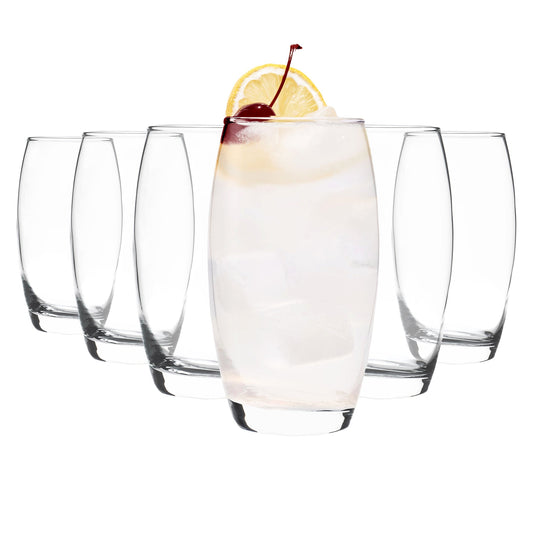 6 x 510ml Highball Glasses - Pack of Six