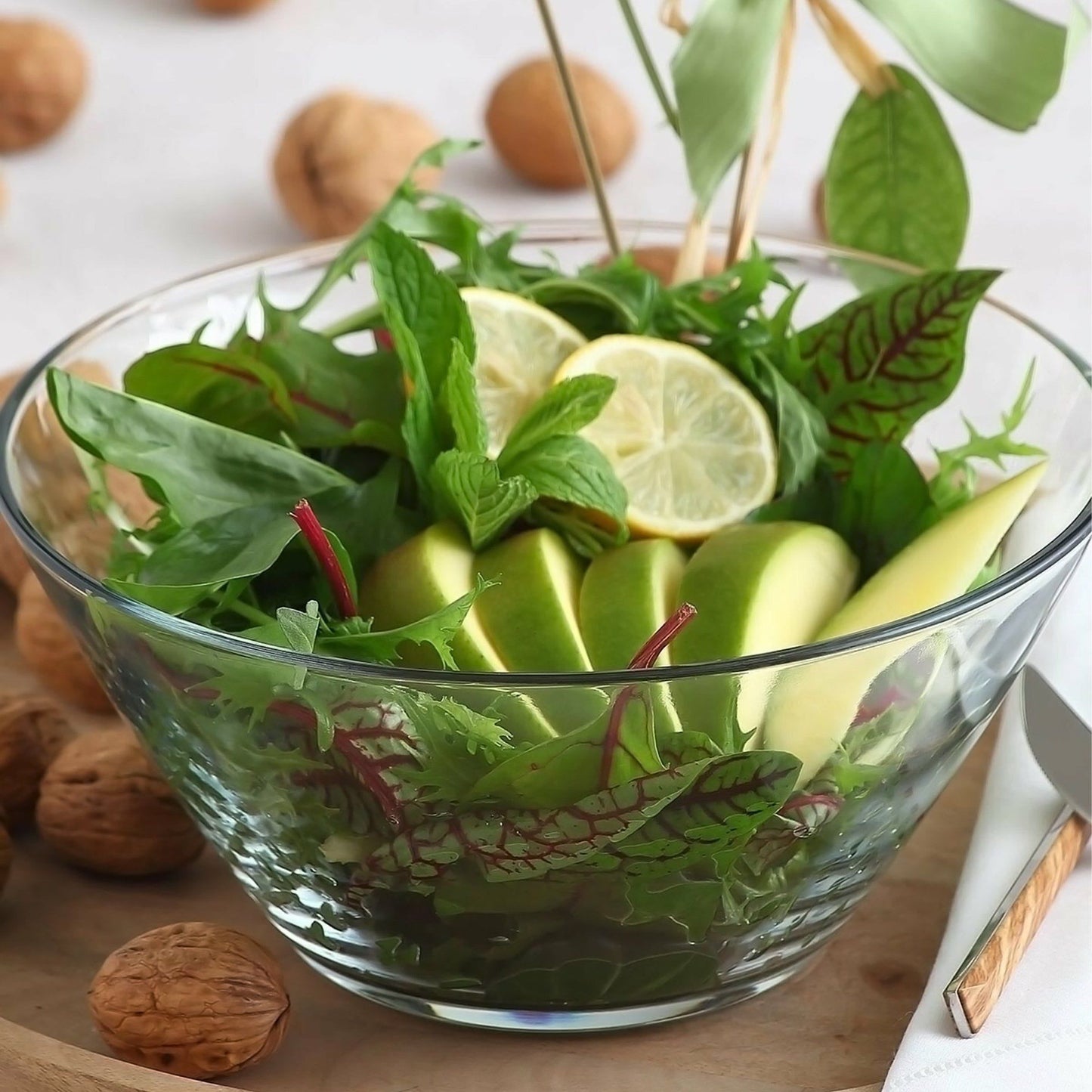 22.5cm Vega Glass Serving Bowl