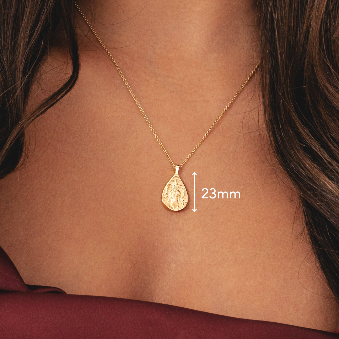 Goddess Lakshmi Necklace (Gold)
