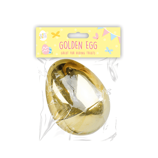 Wholesale Large Golden Fillable Easter Egg - (Case of 24)