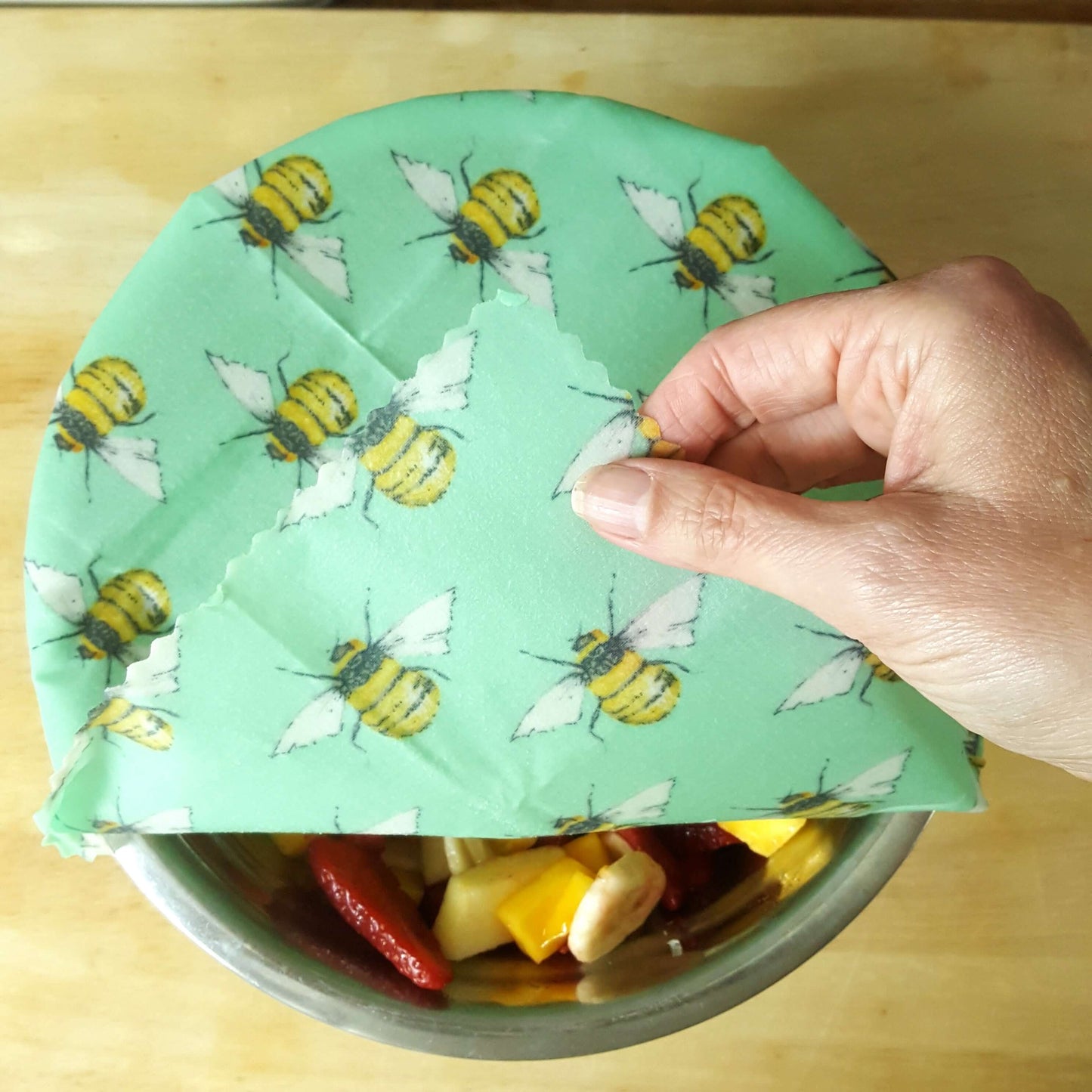 *Set of 3 Handmade Beeswax Wraps | Garden