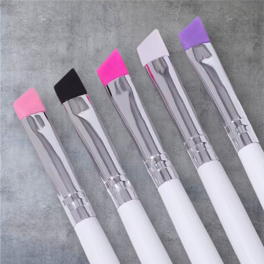 Lash & Brow Lamination, Tint Angled Silicone Applicator Brush