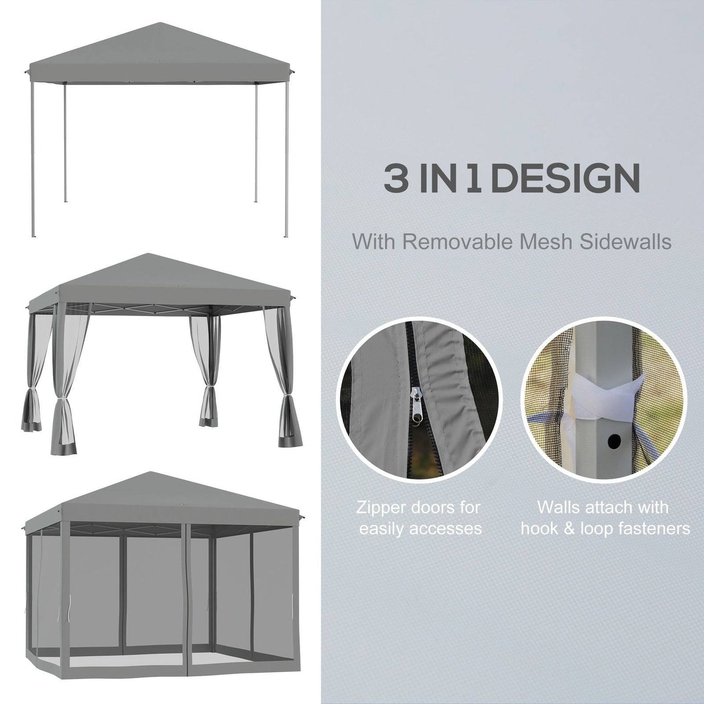 3 x 3 m Pop Up Gazebo