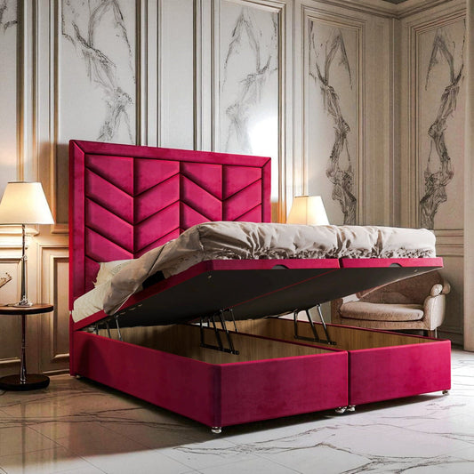 Lucenta Ottoman Storage Divan Bed Set