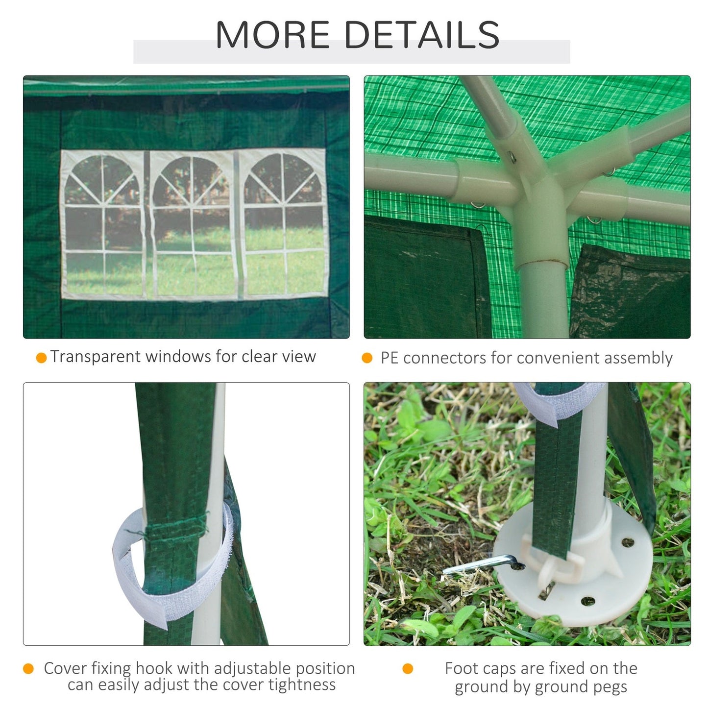 9 x 3m Garden Gazebo
