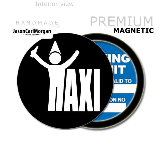 Taxi 90mm Magnetic Parking Permit Windscreen Disc Holder