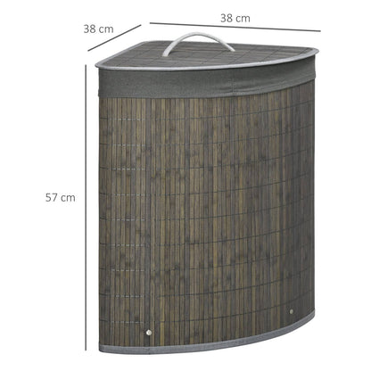 Bamboo Laundry Basket With Lid