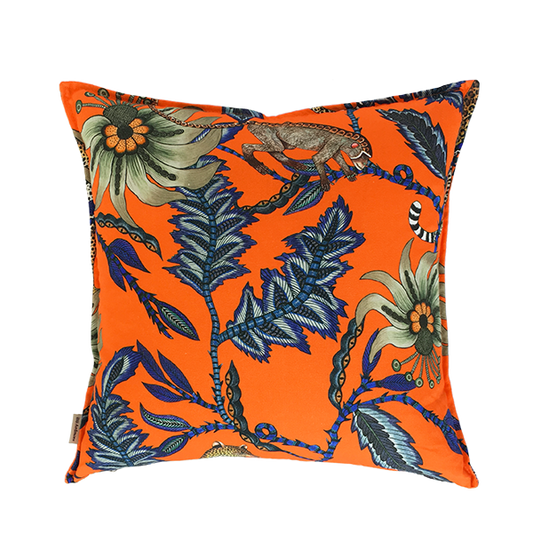 Ardmore - Monkey Bean Flame Linen Cushion Cover