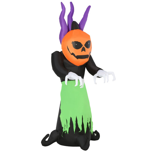 240cm Inflatable Halloween Pumpkin Ghost Decoration w/ LED Lights