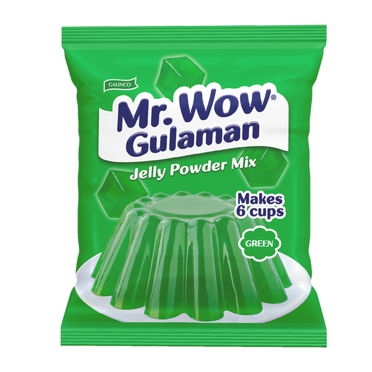GALINCO MR. WOW GULAMAN Jelly Powder Mix Green 24g