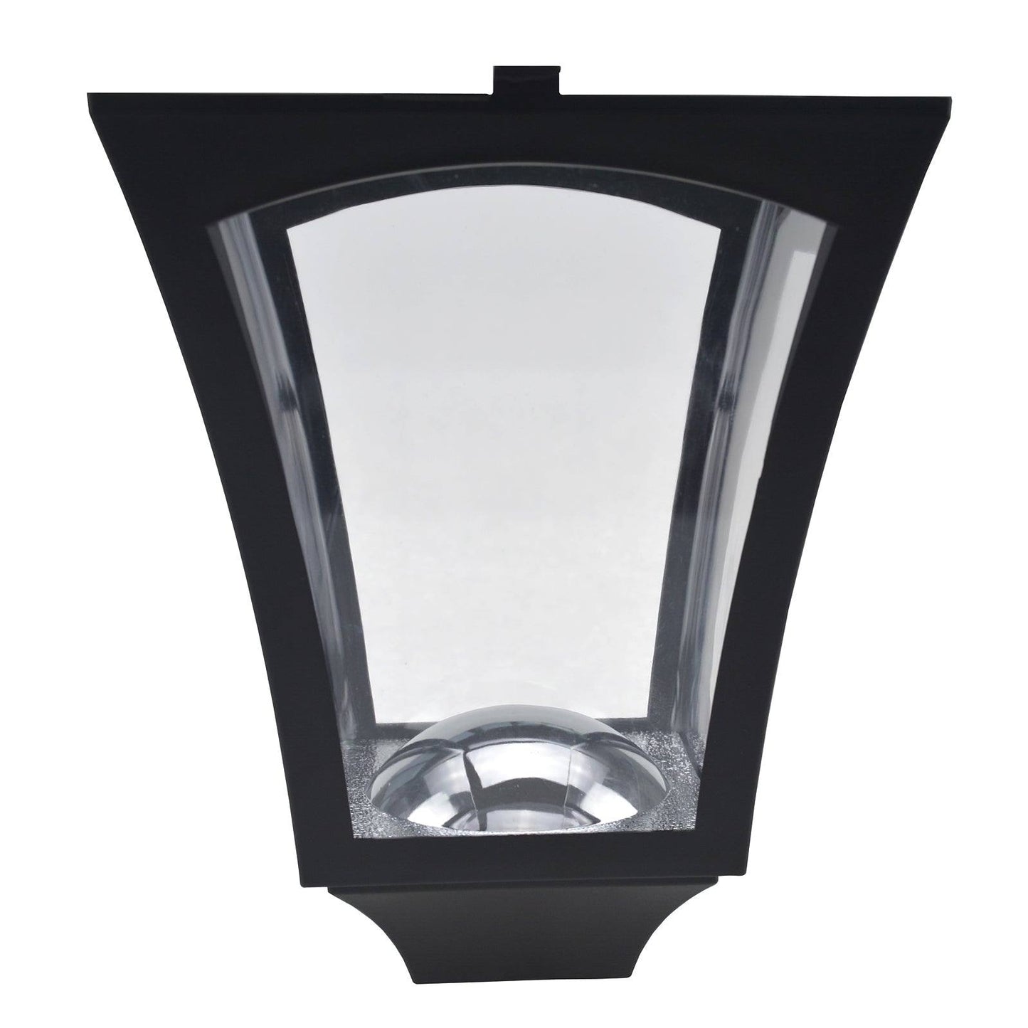 1.8m Traditional Victorian Style 3 Way Head Outdoor Garden Solar Post Lamp Sensor Dimmable LED Lantern Bollard Pathway IP44  Black
