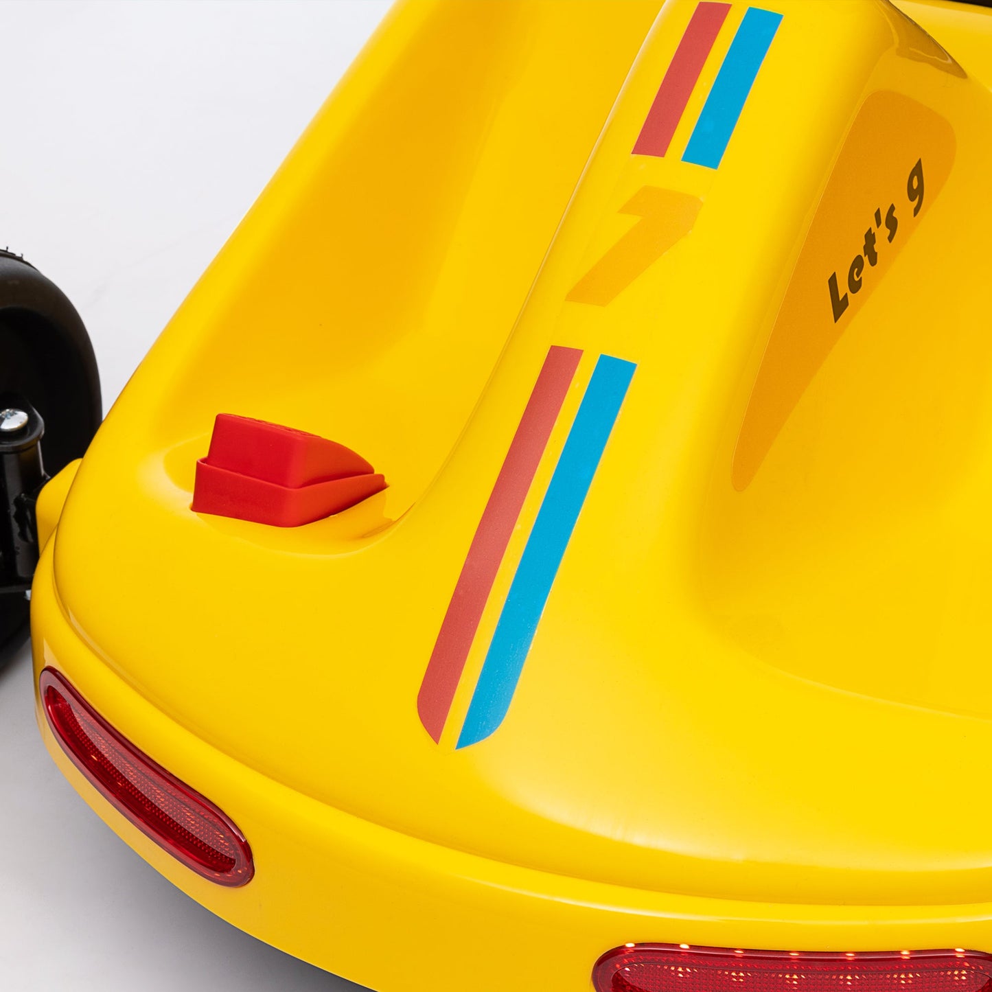 AIYAPLAY 6V Electric Go Kart w/ Music, Light, Horn, for 3-5 Years