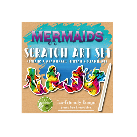 Wholesale Mini Eco-Friendly Mermaid Scratch Art Set - (CDU of 108)