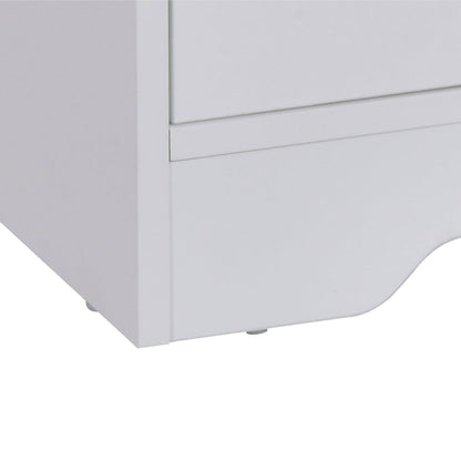 Boxy Tv Stand With Wood-Effect Table Top