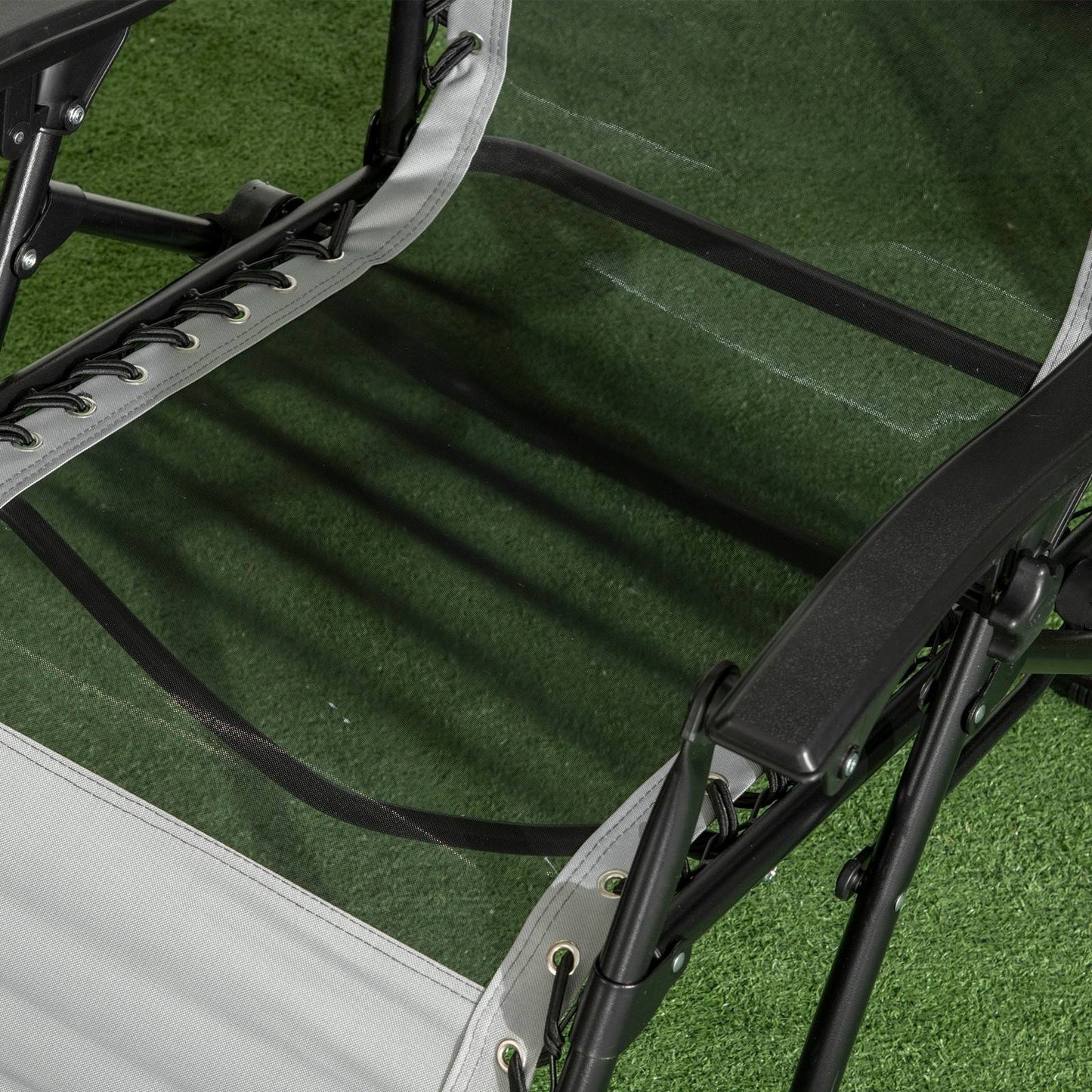Garden Recliner Chairs Set of 2