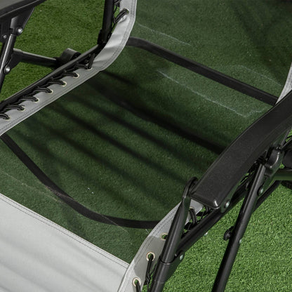 Garden Recliner Chairs Set of 2