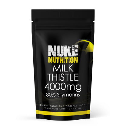 Milk Thistle Extract Tablets 4000mg 80% Silymarins High Strength Liver Support