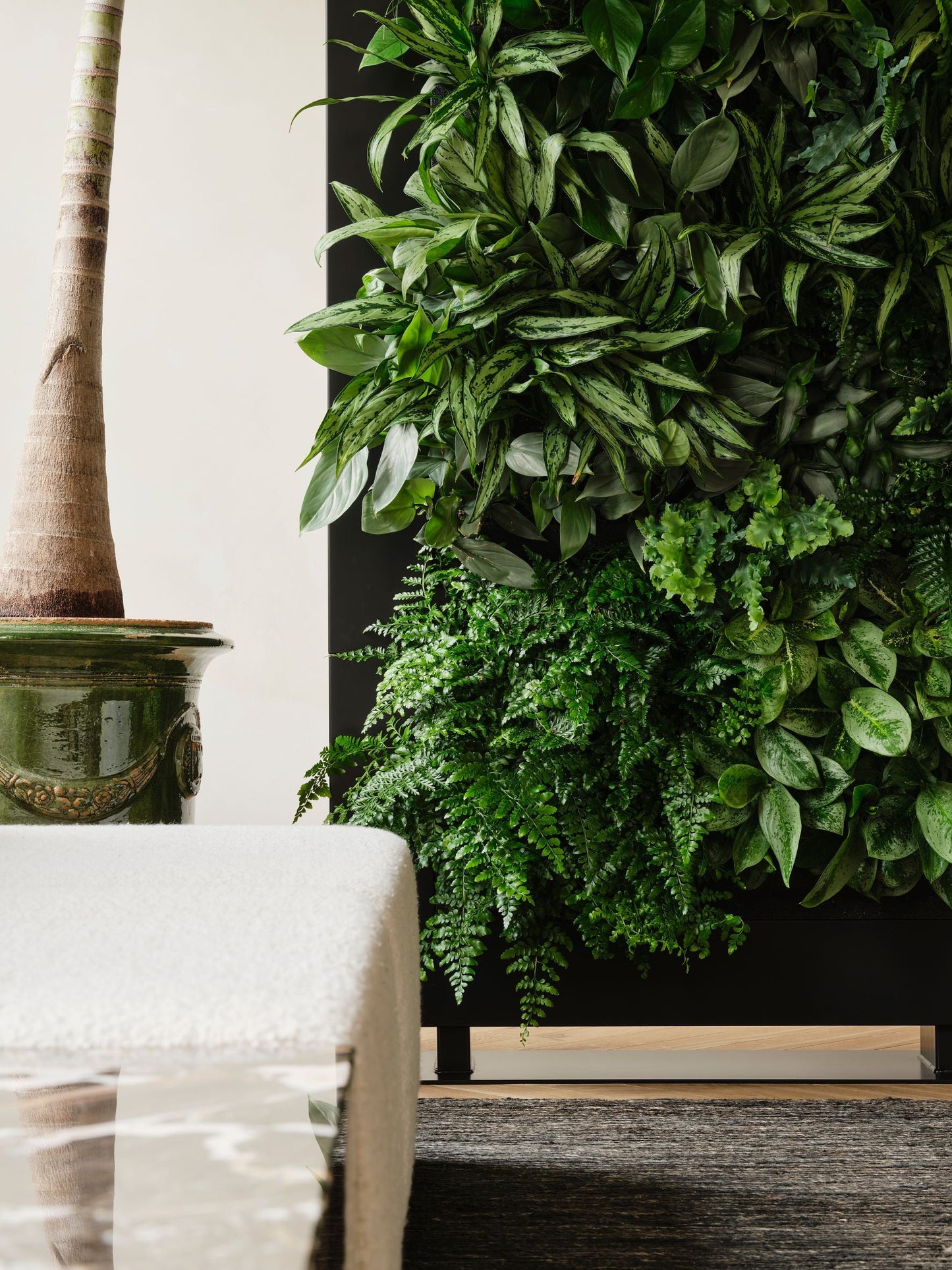 Living Wall Divider - 131cm - Black