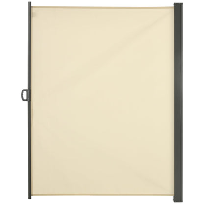 Retractable Sun Side Awning Screen Fence Patio Garden Wall Balcony Screening Panel Outdoor Blind Privacy Divider 3x2M