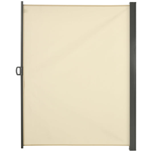 Retractable Sun Side Awning Screen Fence Patio Garden Wall Balcony Screening Panel Outdoor Blind Privacy Divider 3x2M