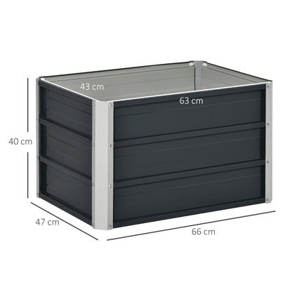 Raised Garden Bed Elevated Metal Planter Box for Vegetables