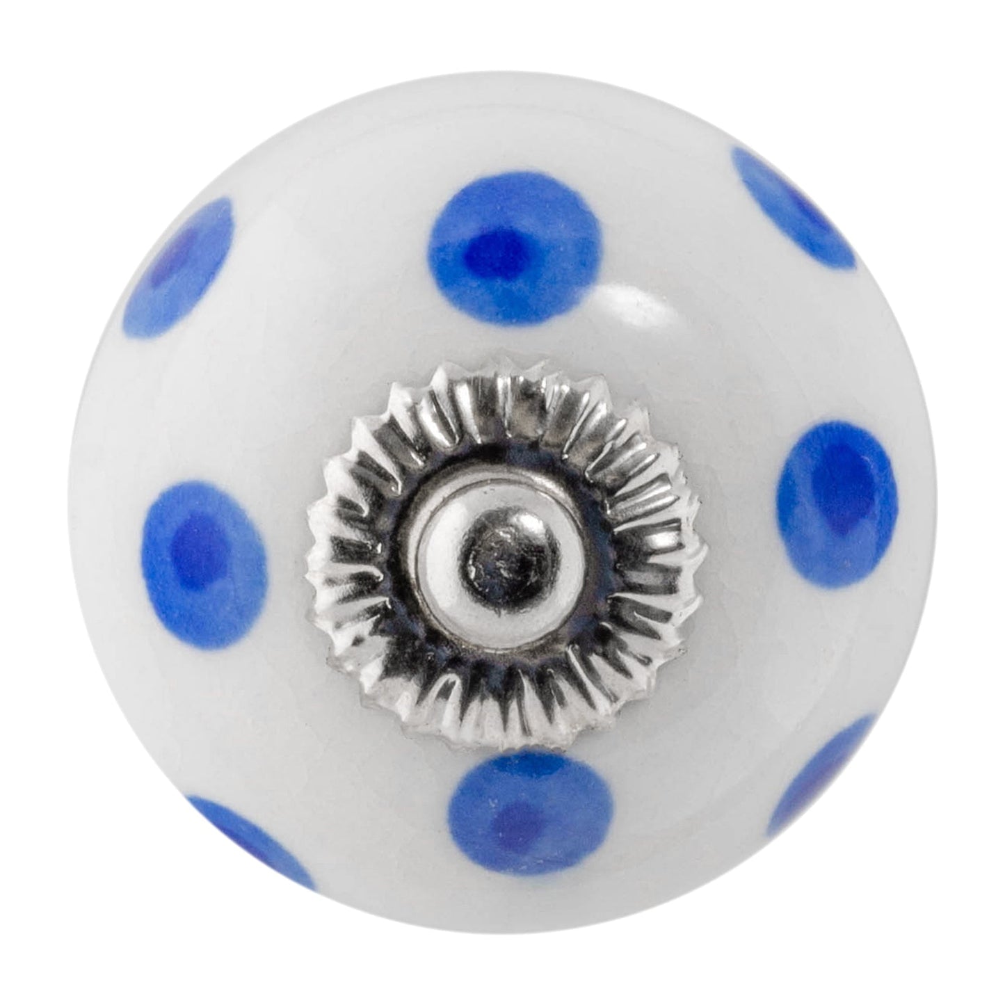 Round Spot Ceramic Cabinet Knob